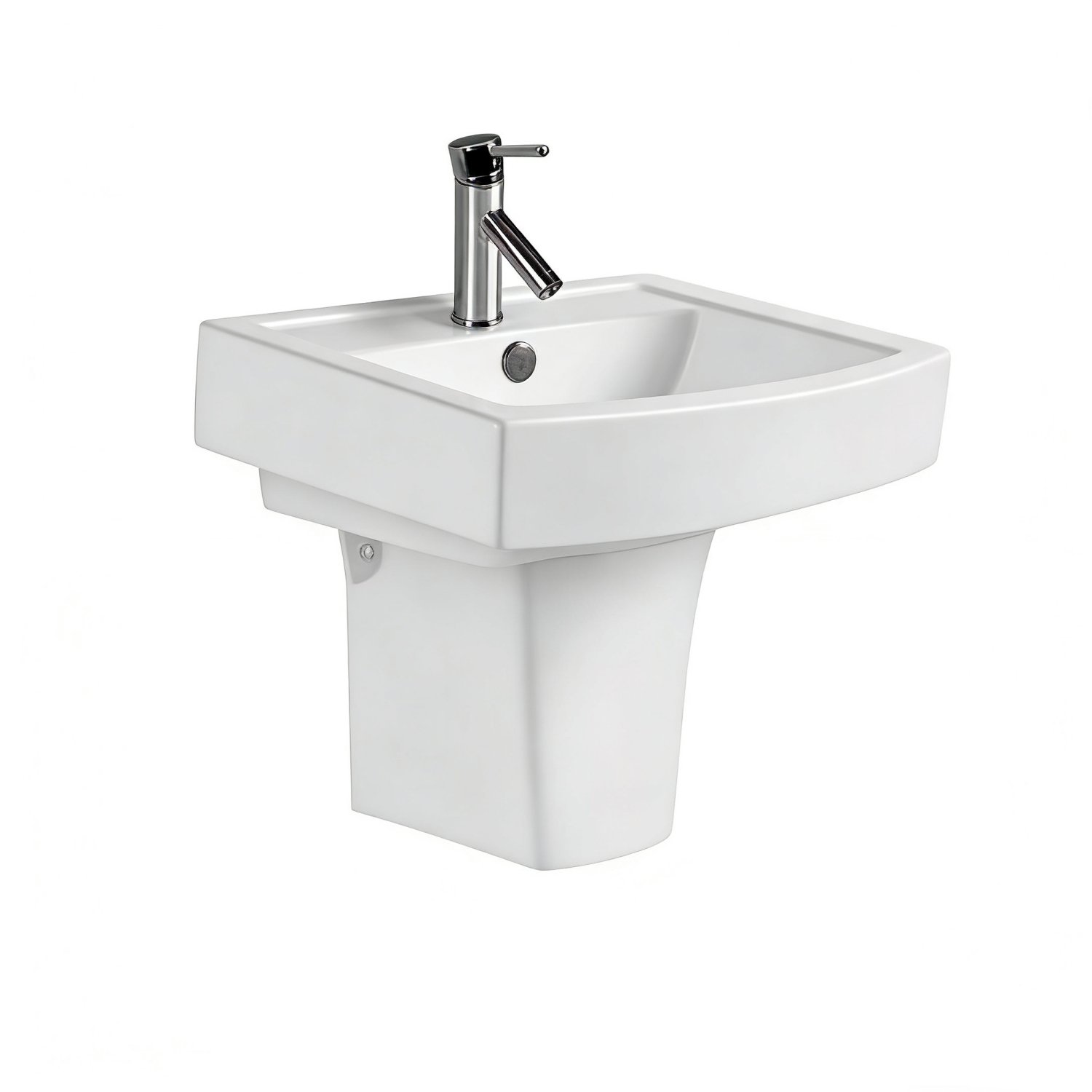 2320 Half Pedestal Wall Hung Basin