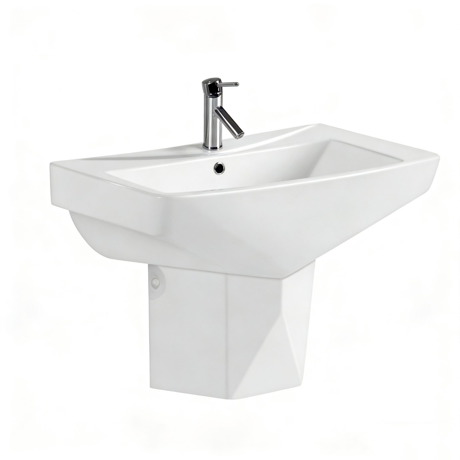 2321 Half Pedestal Wall Hung Basin