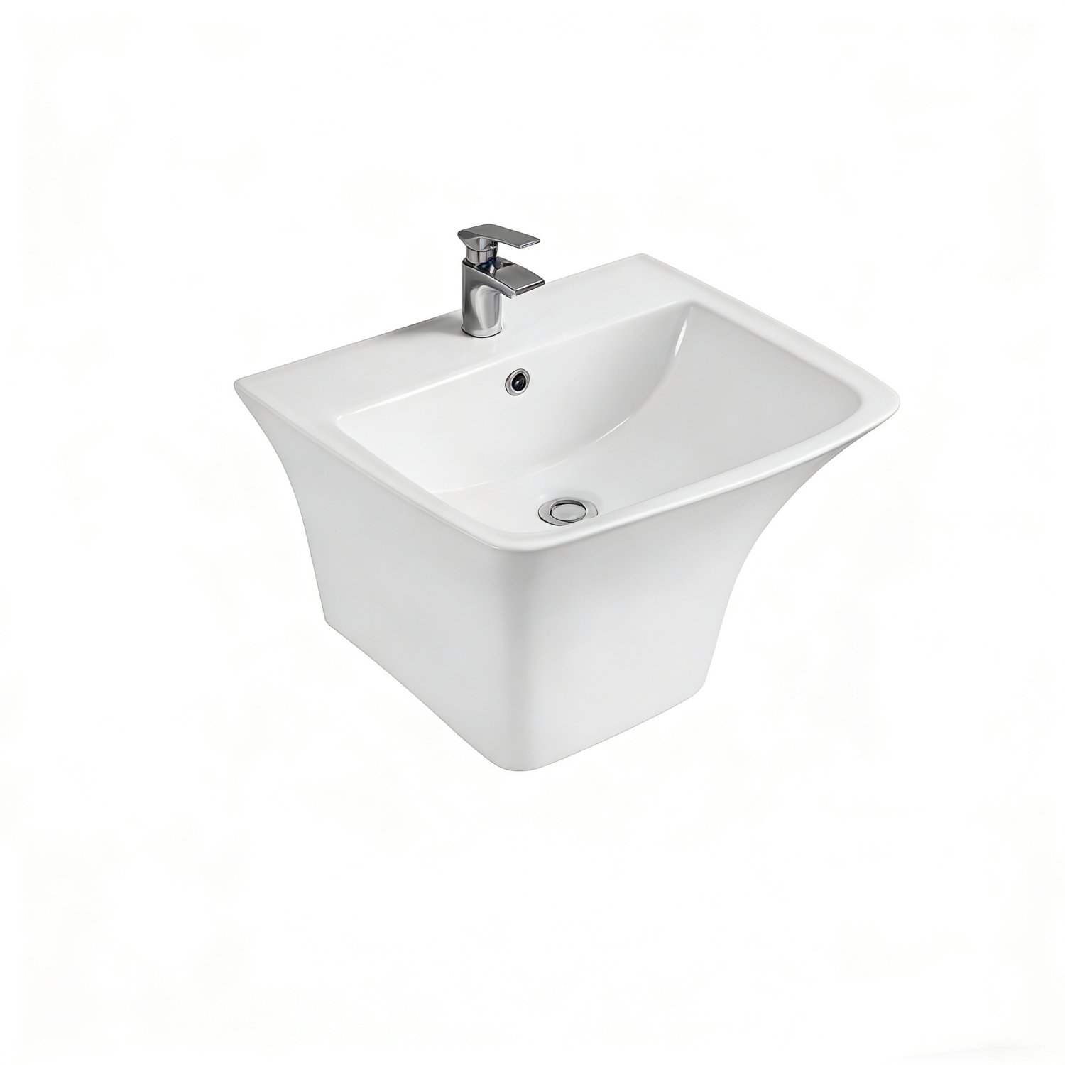 2323 Ceramic Half Pedestal Wash Basin (3)