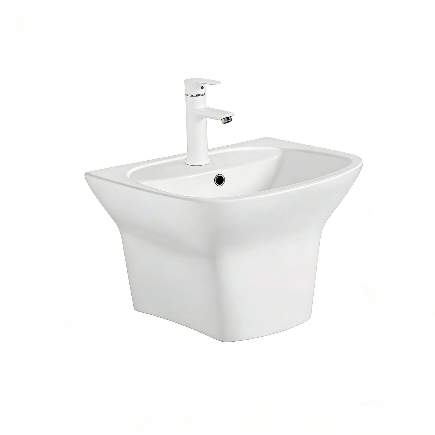 2330 Ceramic Half Pedestal Wash Basin