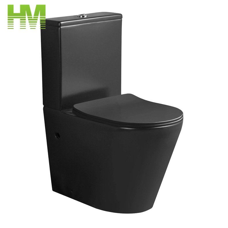 H017 Black Two Pieces Toilet (1)