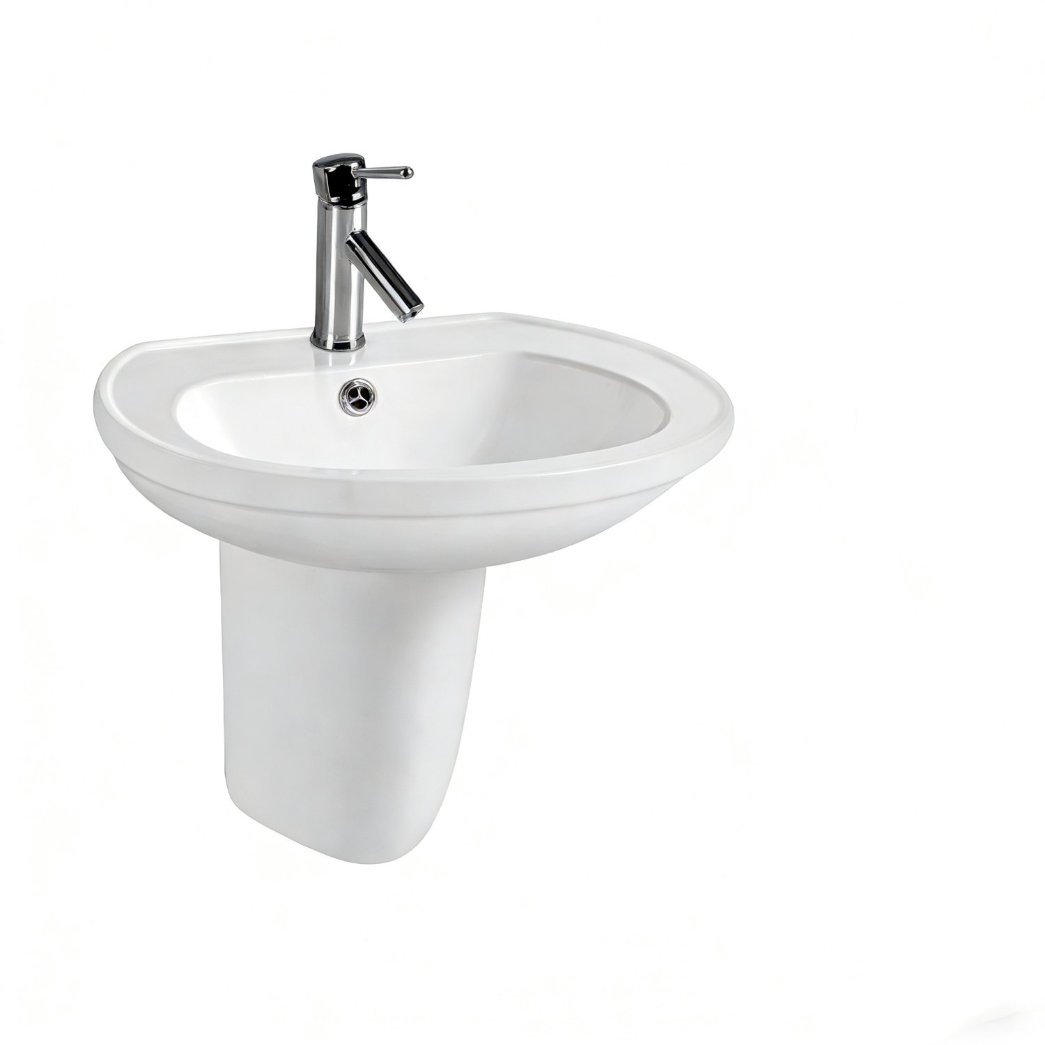 Half Pedestal Wall Hung Basin (1)