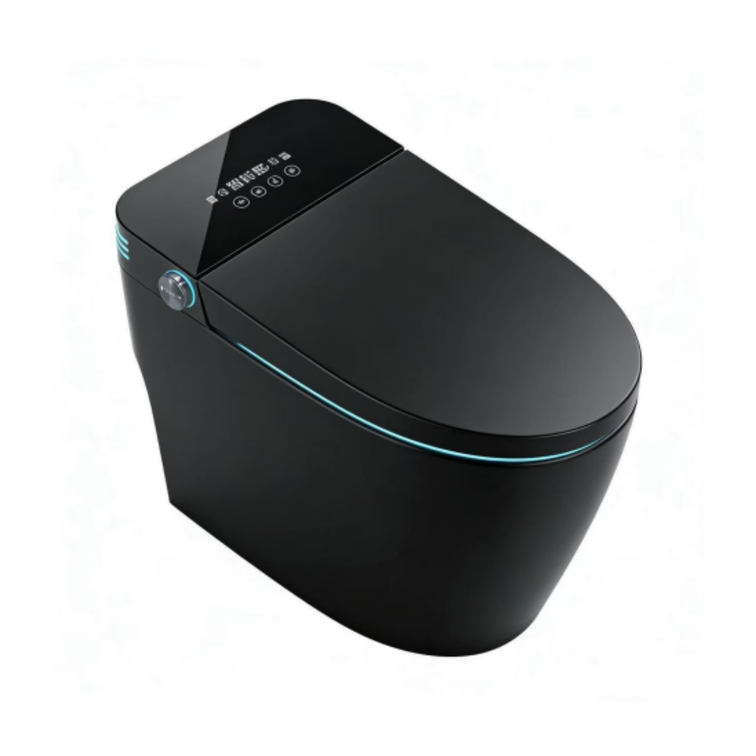 Black Smart Toilet