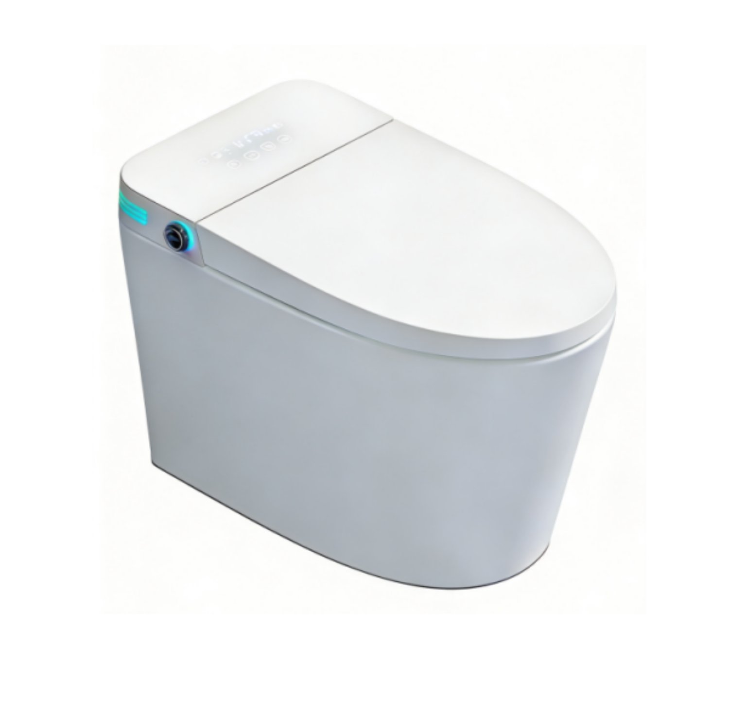 White Smart Toilet